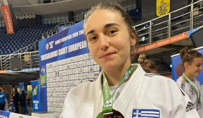 «Χάλκινη» η Παπαϊωάννου στο Ευρωπαϊκό Κύπελλο U18 της&nbsp;Θεσσαλονίκης