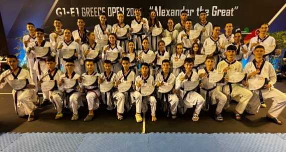 Σαρανταπέντε μετάλλια (!) στο διεθνές τουρνουά Ταεκβοντό Alexander The&nbsp;Great