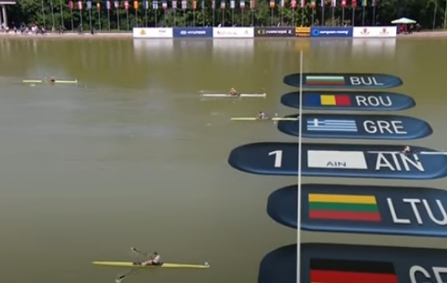 «Αργυρός» ο Ντούσκος στο Ευρωπαϊκό κωπηλασίας