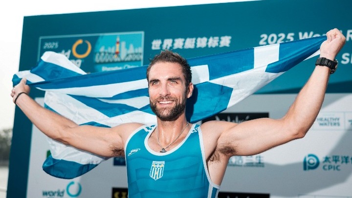 Παγκόσμιος πρωταθλητής στην κωπηλασία ο Στέφανος&nbsp;Ντούσκος